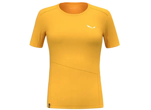 Salewa Puez Sporty Dry Short Sleeve T-Shirt Women Gold