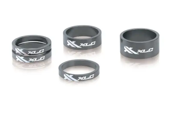 XLC AS-A02 1 1/8" stem spacers titanium