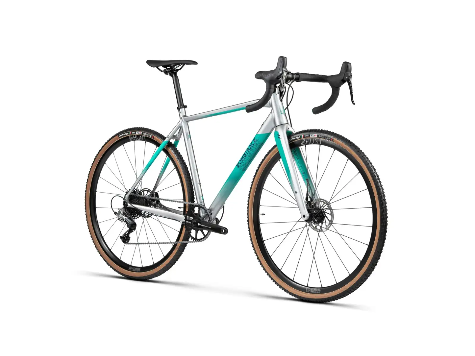 Bombtrack Tension 2 cyclocross bike Glossy Grey / Green