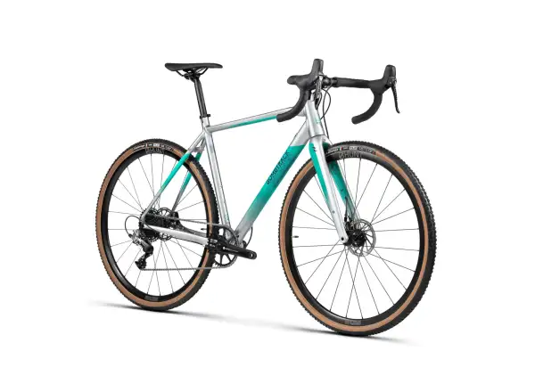 Bombtrack Tension 2 cyclocross bike Glossy Grey / Green