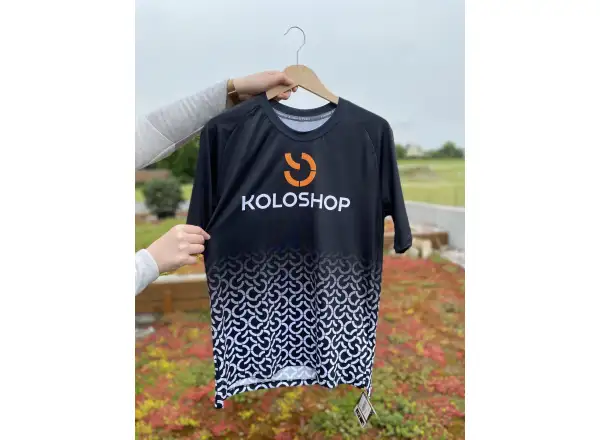 Koloshop Sensor men's jersey short sleeve Black