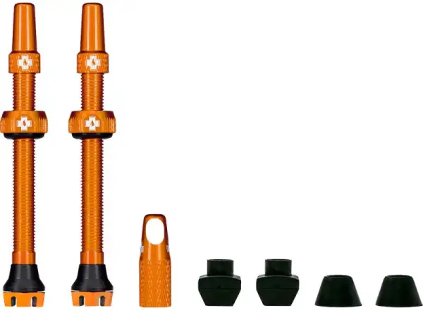 Muc-Off Tubeless Presta Valve KIT V2 tubeless valve 2 pcs orange