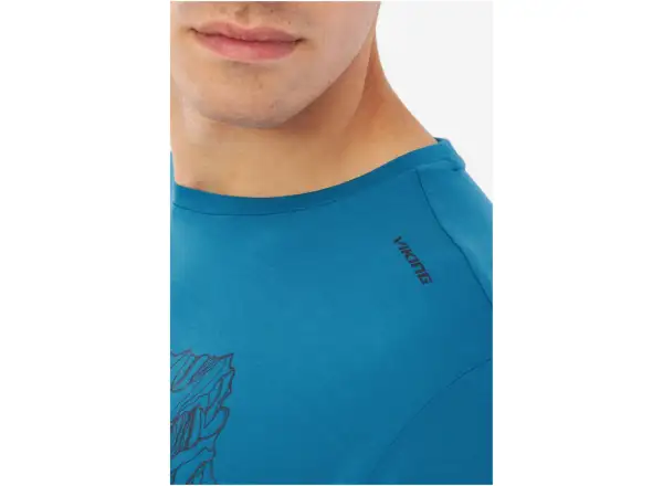 Viking Morain men's T-shirt short sleeve blue