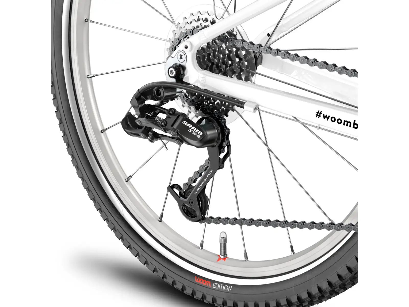 Woom 5 Moon Grey 24 children's bike