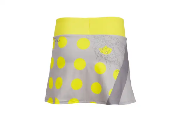 Silvini Isorno women's MTB cycling skirt cloud/yellow