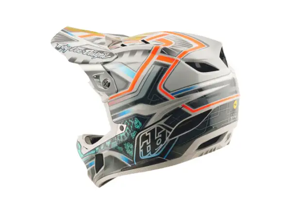 Troy Lee Designs D4 Composite helmet Lowrider Gray