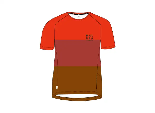 Maloja BarettiM. Multi men's T-shirt short sleeve amber multi