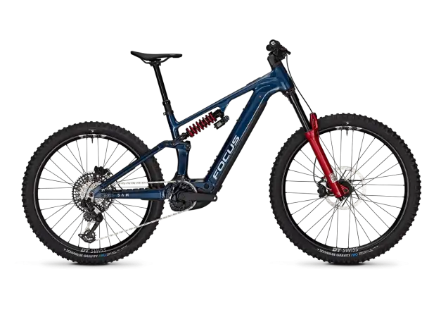 Focus SAM 9 800Wh full-suspension e-bike Azurblue / Sydneyblue