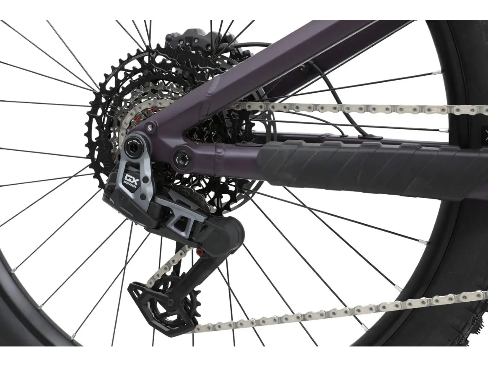 Apache Eagle 1 Avinox 800 Wh purple full-suspension electric bike