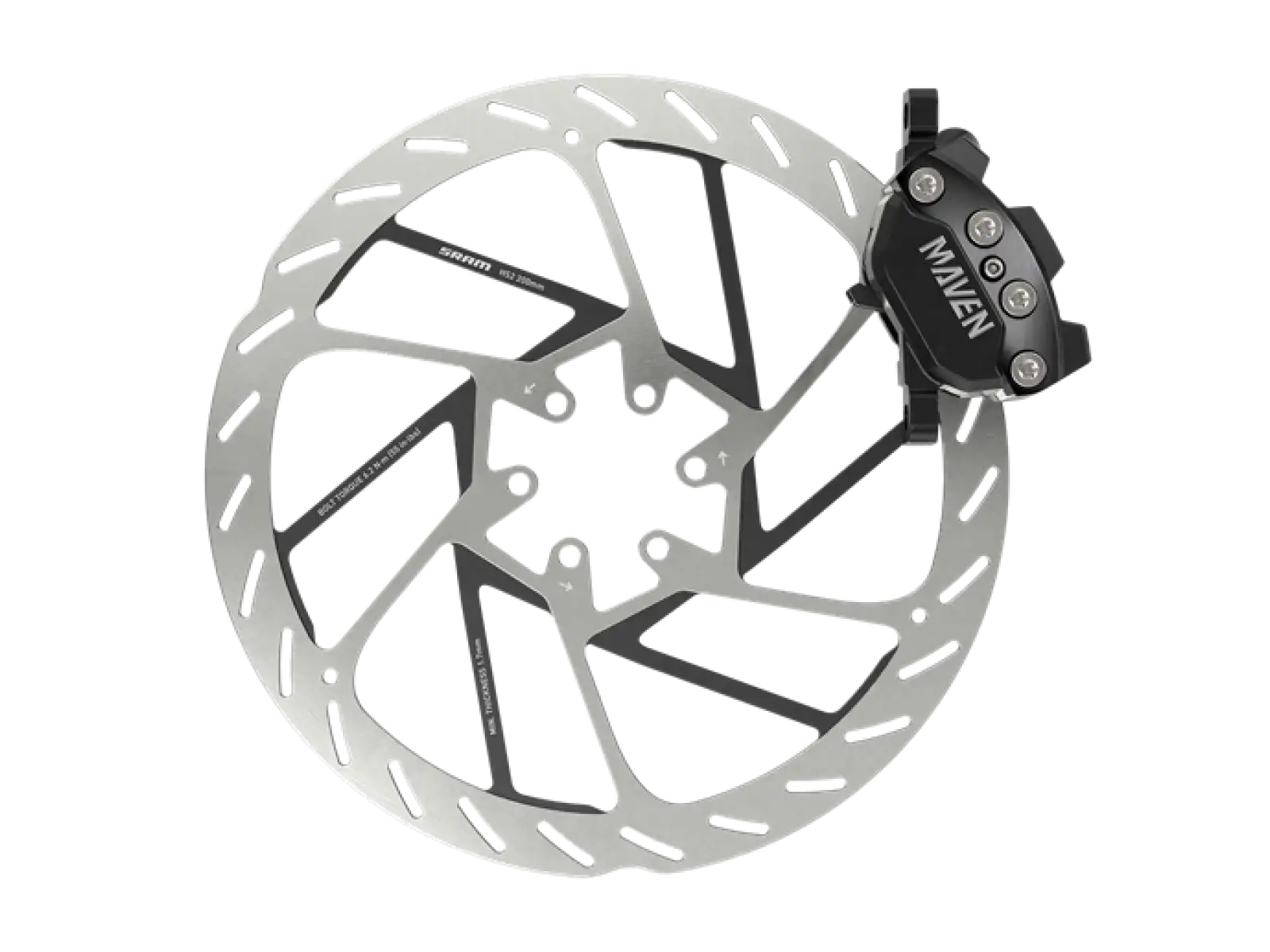 Sram Maven Silver rear disc brake 2000 mm