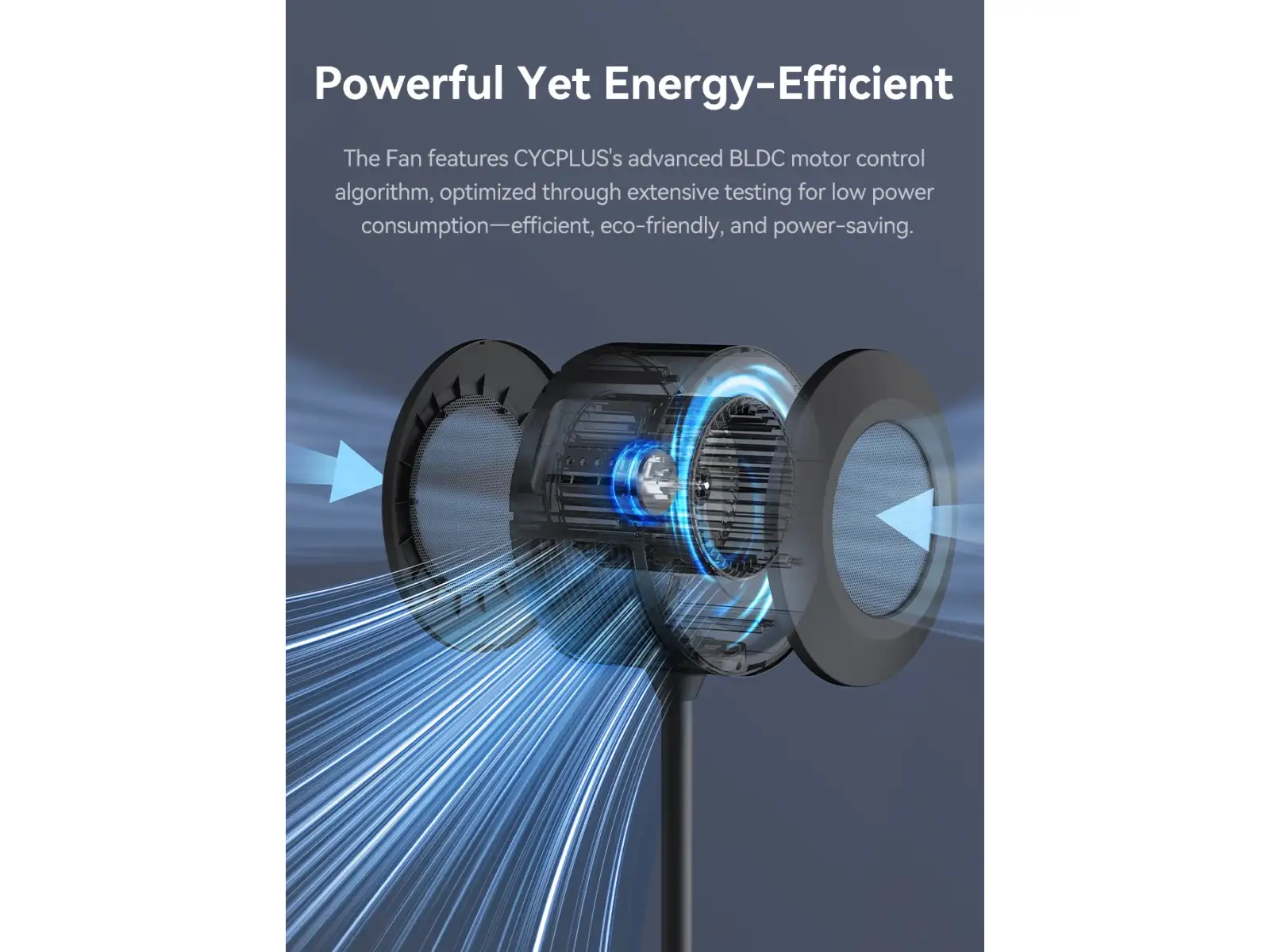 Cycplus F1 electronically controlled fan