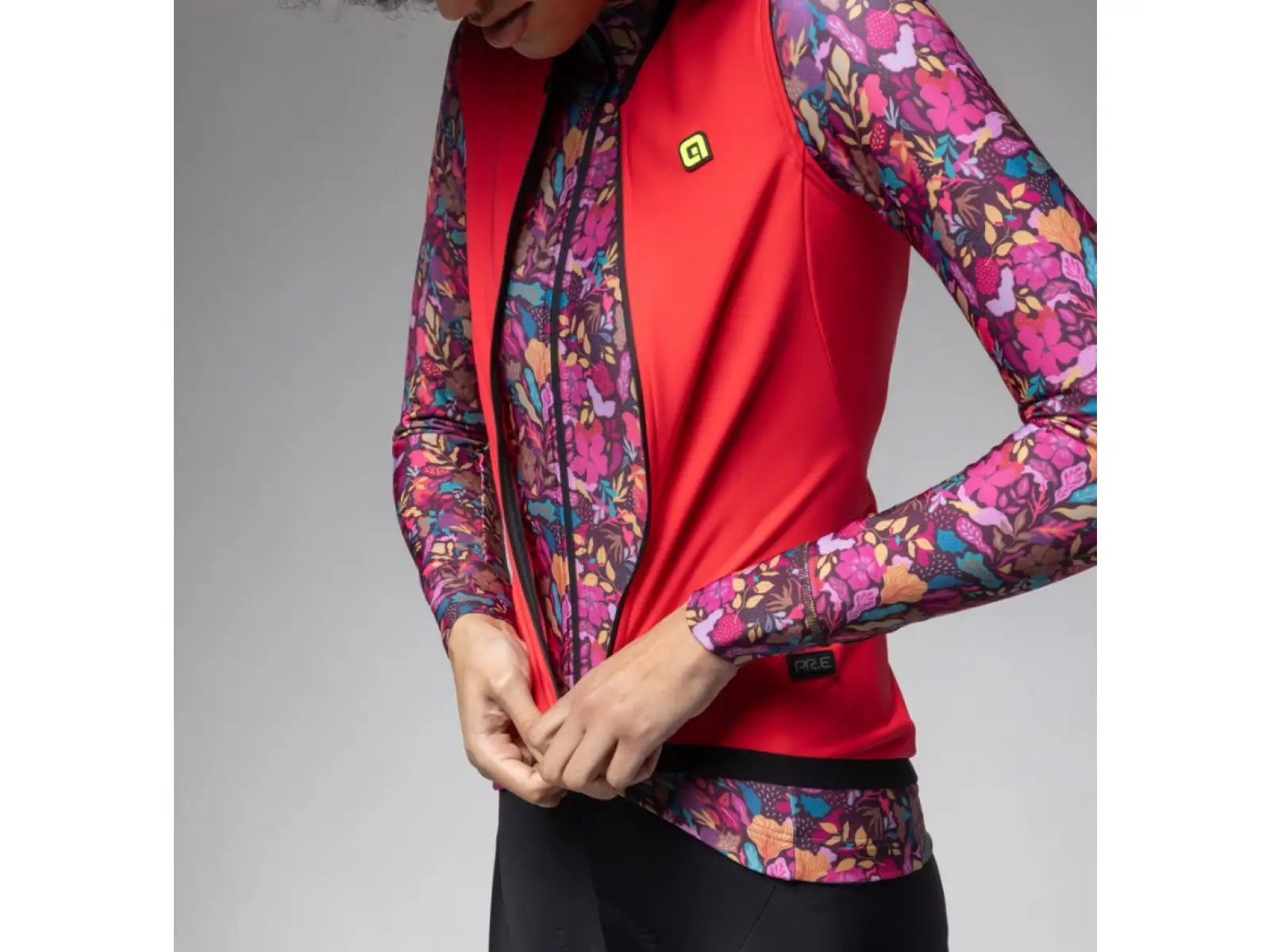 Alé PR-E Thermo 2.0 women's cycling vest Watermelon