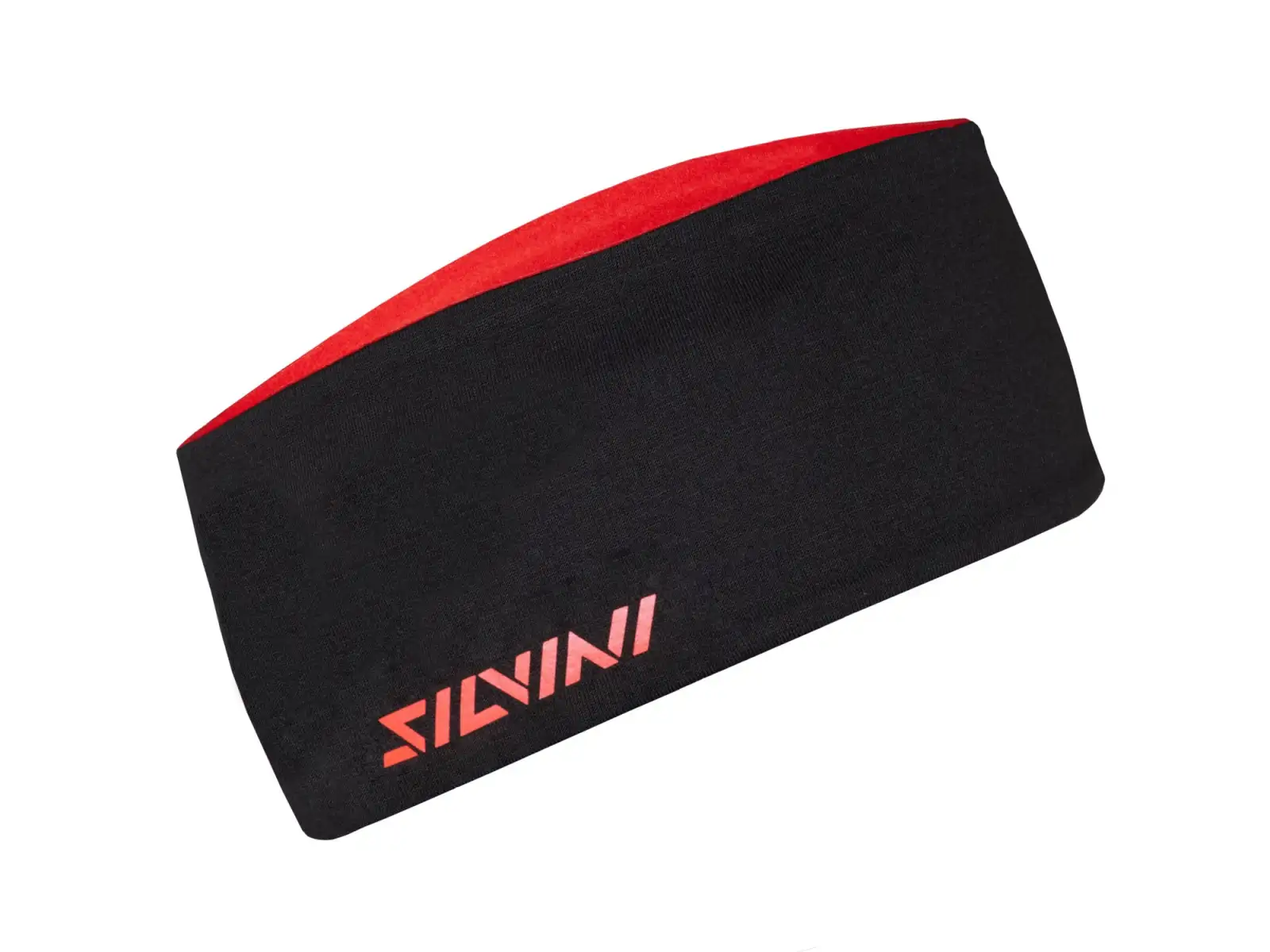 Silvini Trebbia unisex headband Red/Black