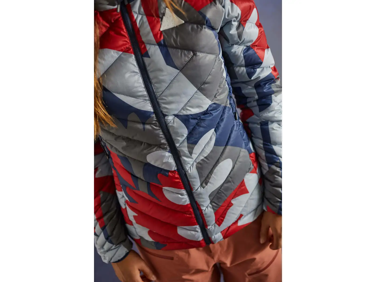 Maloja RehM. women's jacket midnight pastel leaves