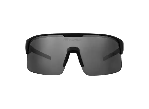 Force Spire cycling glasses black/black mirrored lens