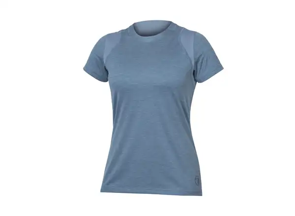 Endura SingleTrack women's jersey short sleeve Bluesteel