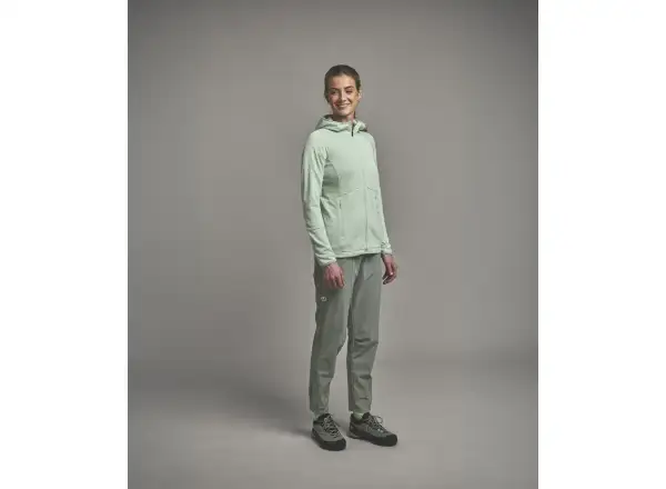 Ortovox Fleece Light Grid Hoody women's sweatshirt Green Acid