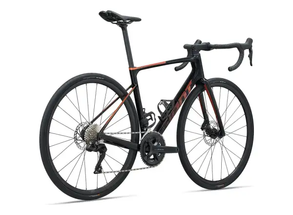 Giant Defy Advanced 1 road bike black/helios orange