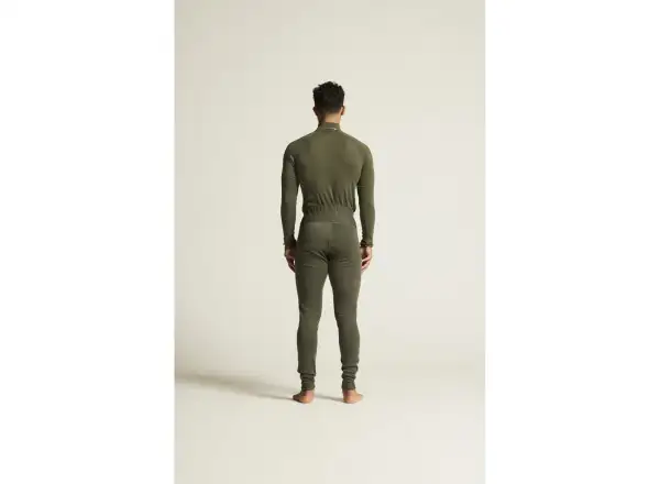 Craft ADV Wool Merino men's long sleeve zip tee green