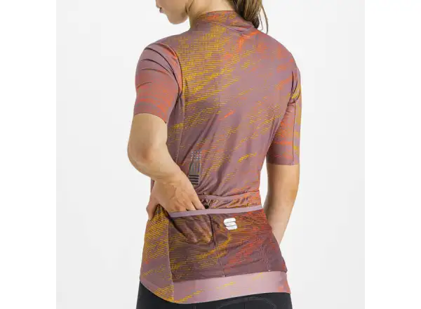 Sportful Cliff Supergiara women's jersey short sleeve mauve