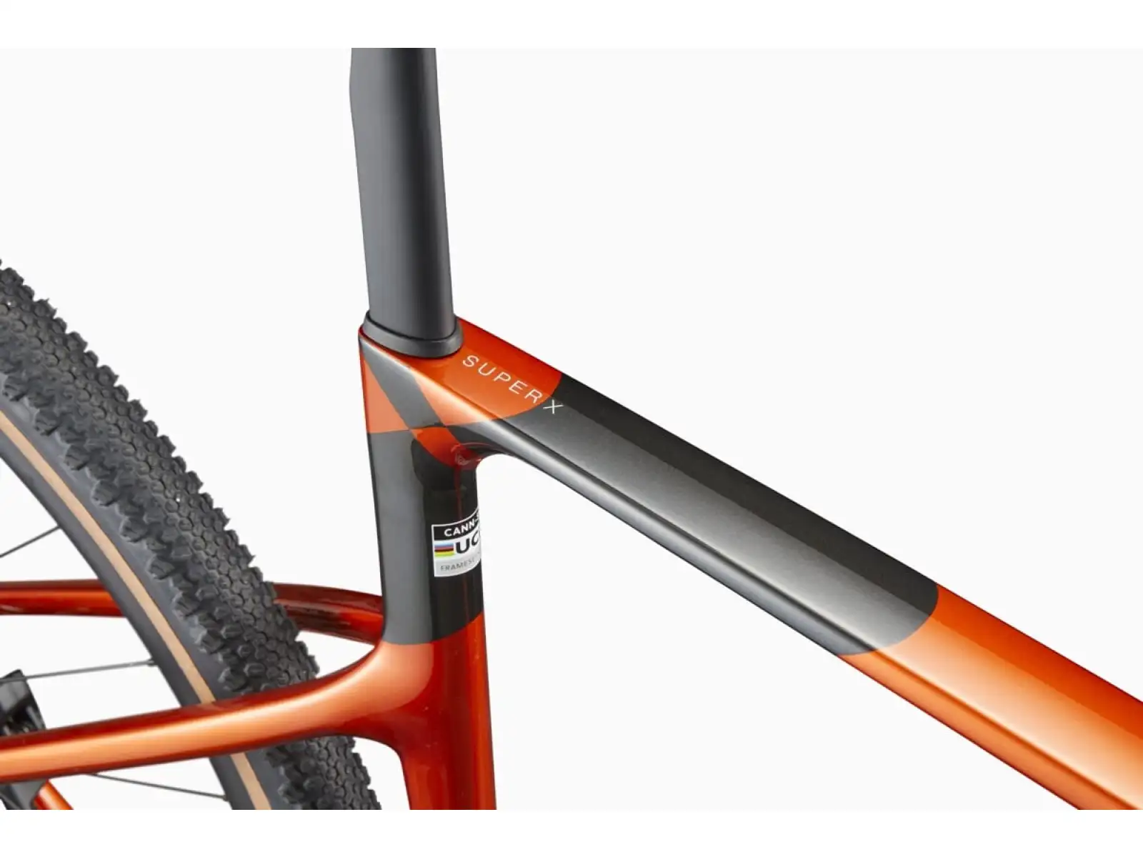 Cannondale SuperX 4 AXS gravel bike Flame Orange