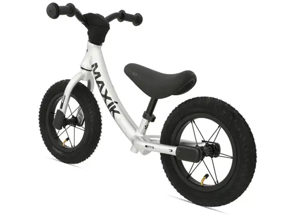 Max1 Maxík Evo Lite balance bike silver/black