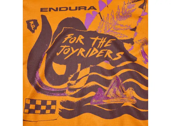 Endura SingleTrack Core kids jersey short sleeve Orange