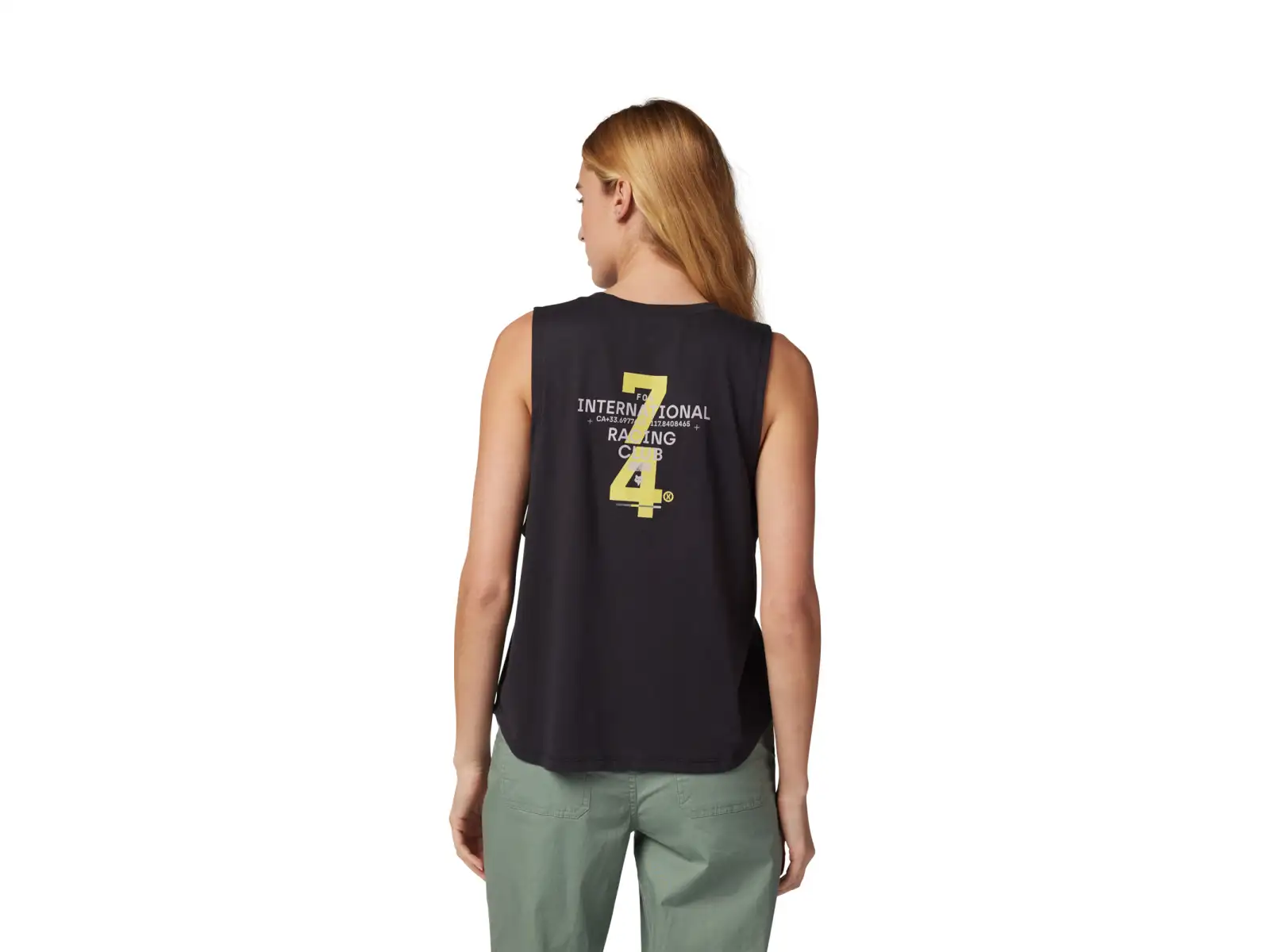 Fox Numerical Biker women's tank top Black