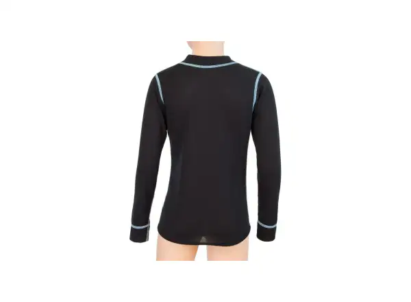 Sensor Double Face Set Wild children's thermal set long sleeve black