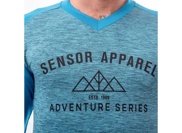 Sensor Charger men's jersey long sleeve blue