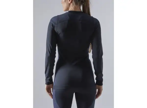 Craft Core Dry Fuseknit women's set long sleeve shirt+pants black