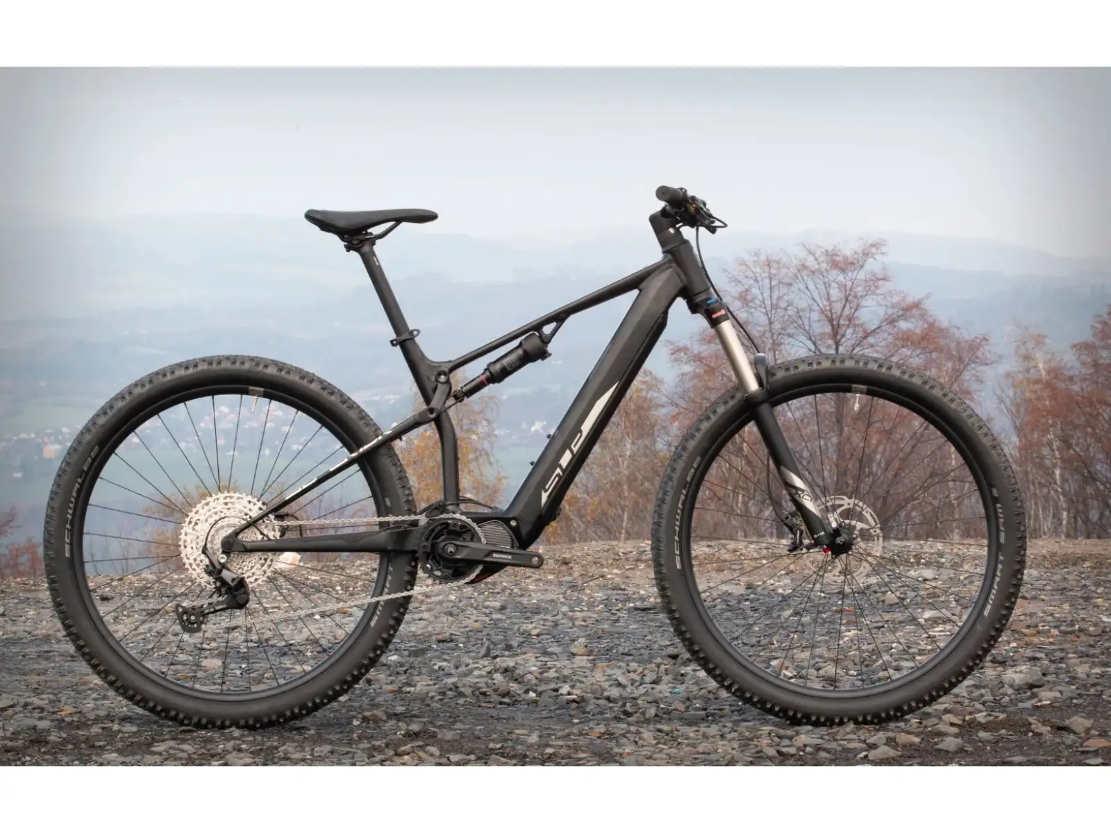 Superior eXF 8089 full suspension e-bike Matte Black/Chrome Silver