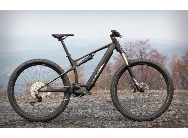 Superior eXF 8089 full suspension e-bike Matte Black/Chrome Silver