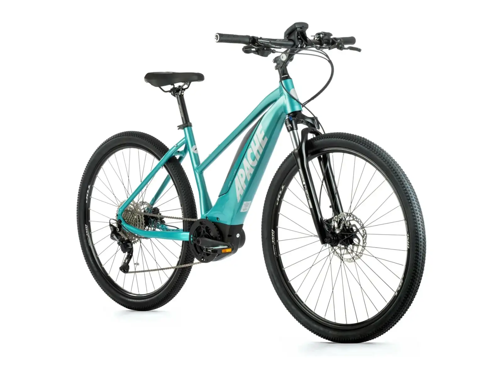 Apache Matta 1 Bosch MTB women's cross e-bike turquoise
