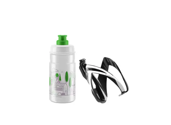 Elite Kit CEO basket Black Glossy + JET bottle 350 ml Clear/Green Logo