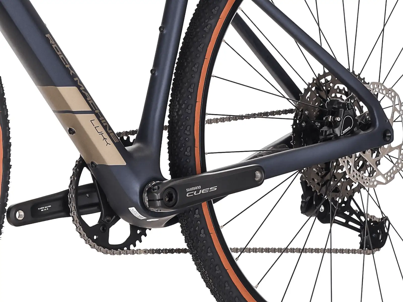 Rock Machine Lukk Cr 30 gravel bike Matte Deep Ocean Blue