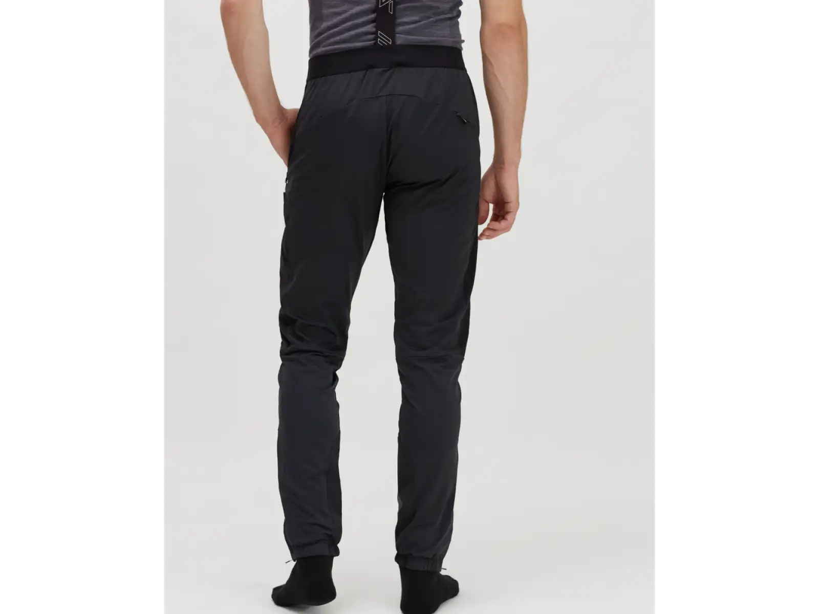 Silvini Alzaro men's pants with bib Black