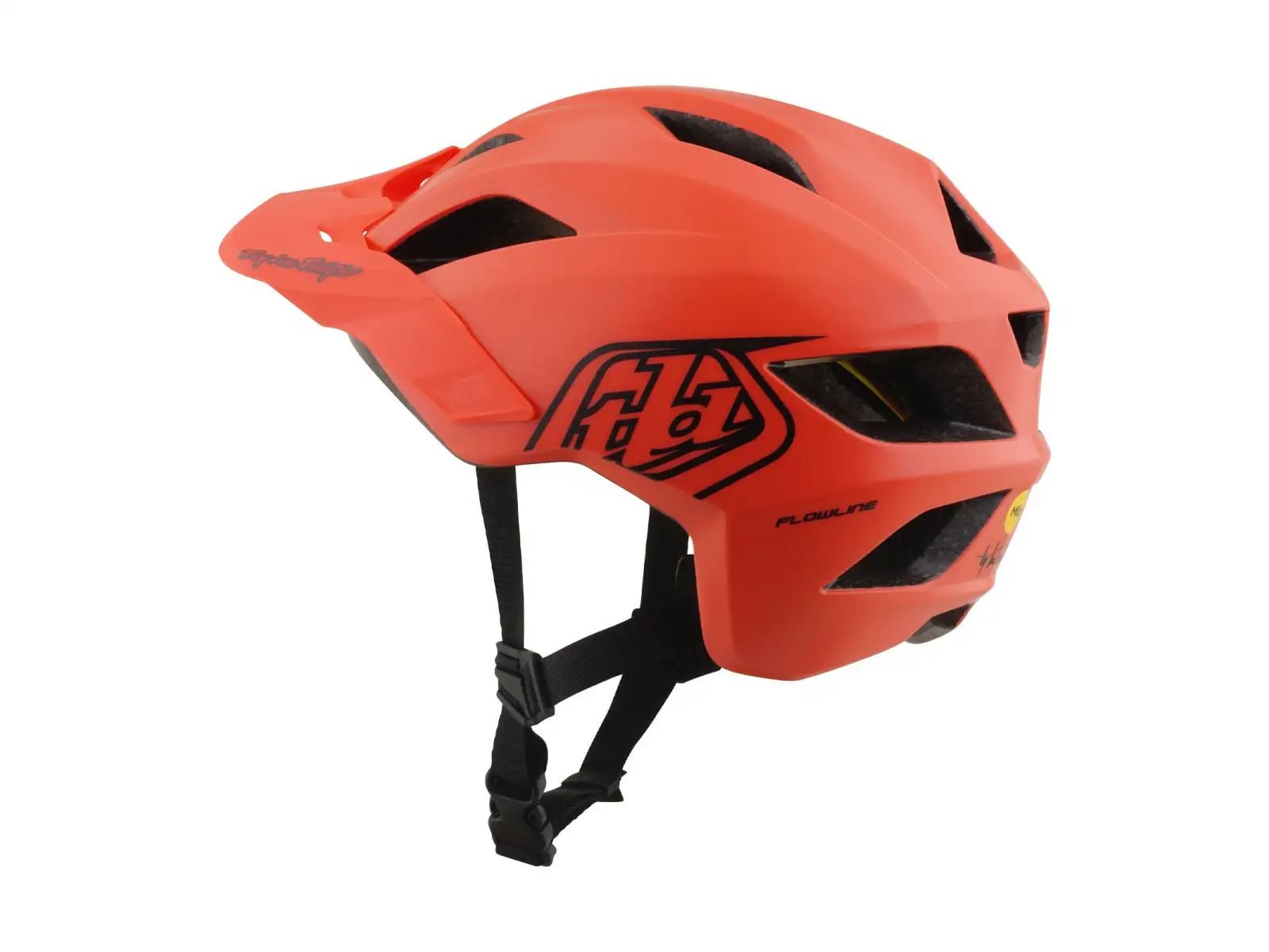 Troy Lee Designs Flowline Mips kids helmet Point Coral/Charcoal