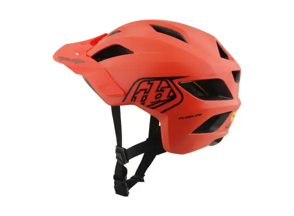 Troy Lee Designs Flowline Mips kids helmet Point Coral/Charcoal