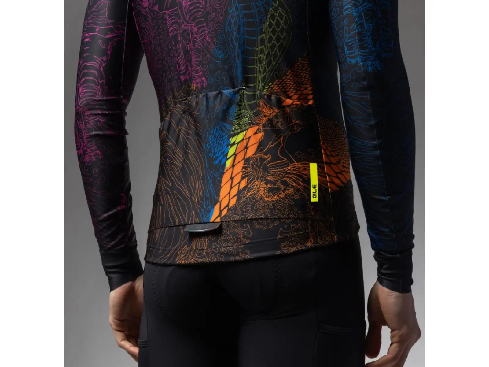 Alé Pragma men's insulated jersey long sleeve Zanzibar