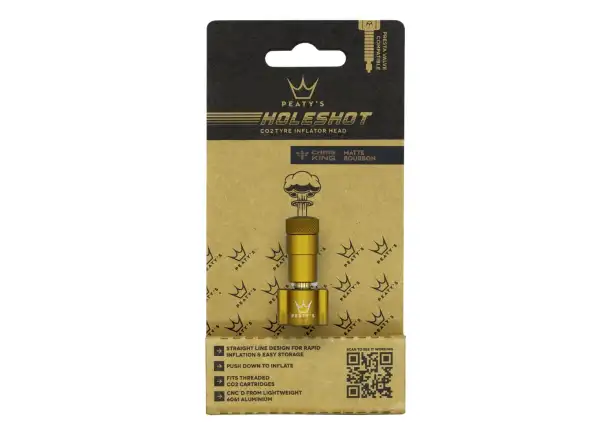 Peatys Holeshot CO2 pump head Bourbon