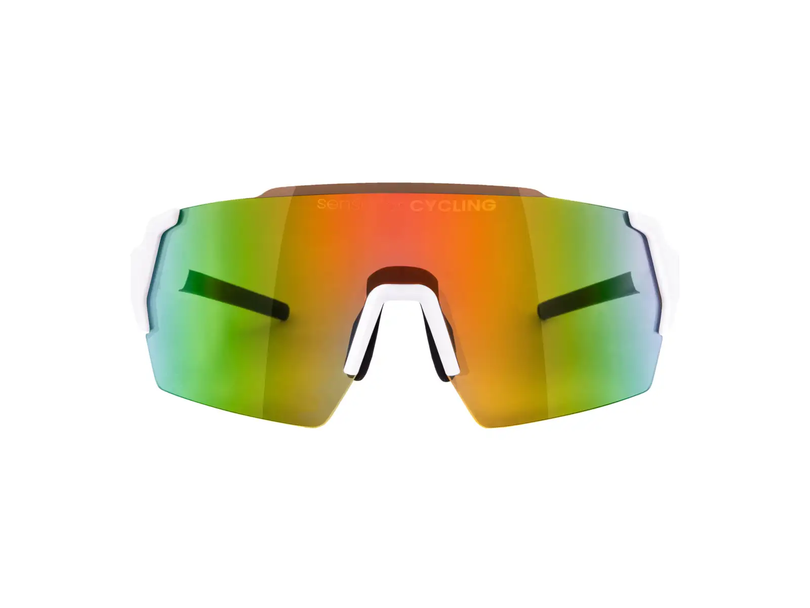 Force Electra glasses white/red revo lens