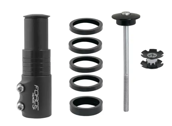 Force fork extension 1 1/8" Al, matte Black