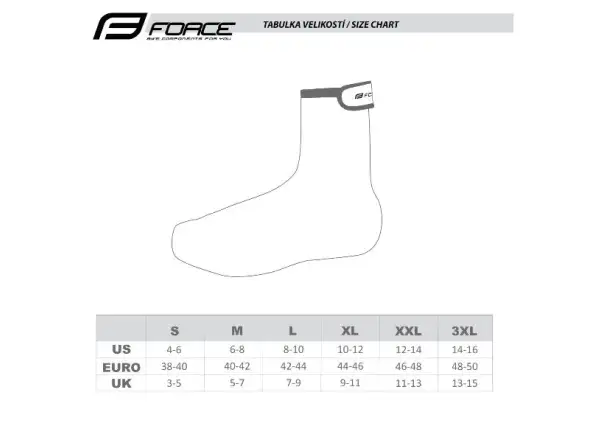 Force Hot Extreme shoe covers black