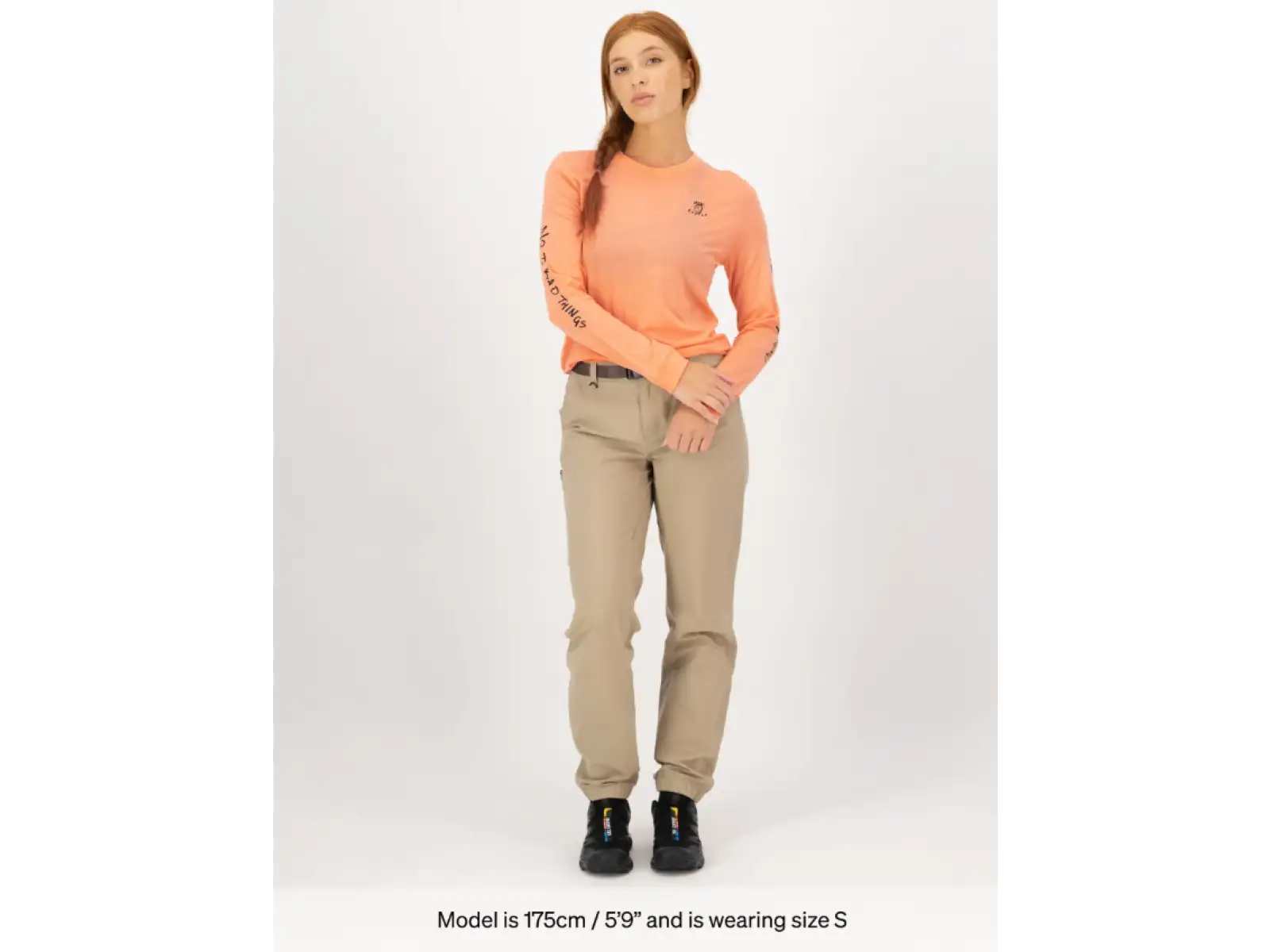 Mons Royale Icon Merino women's long sleeve T-shirt Punch