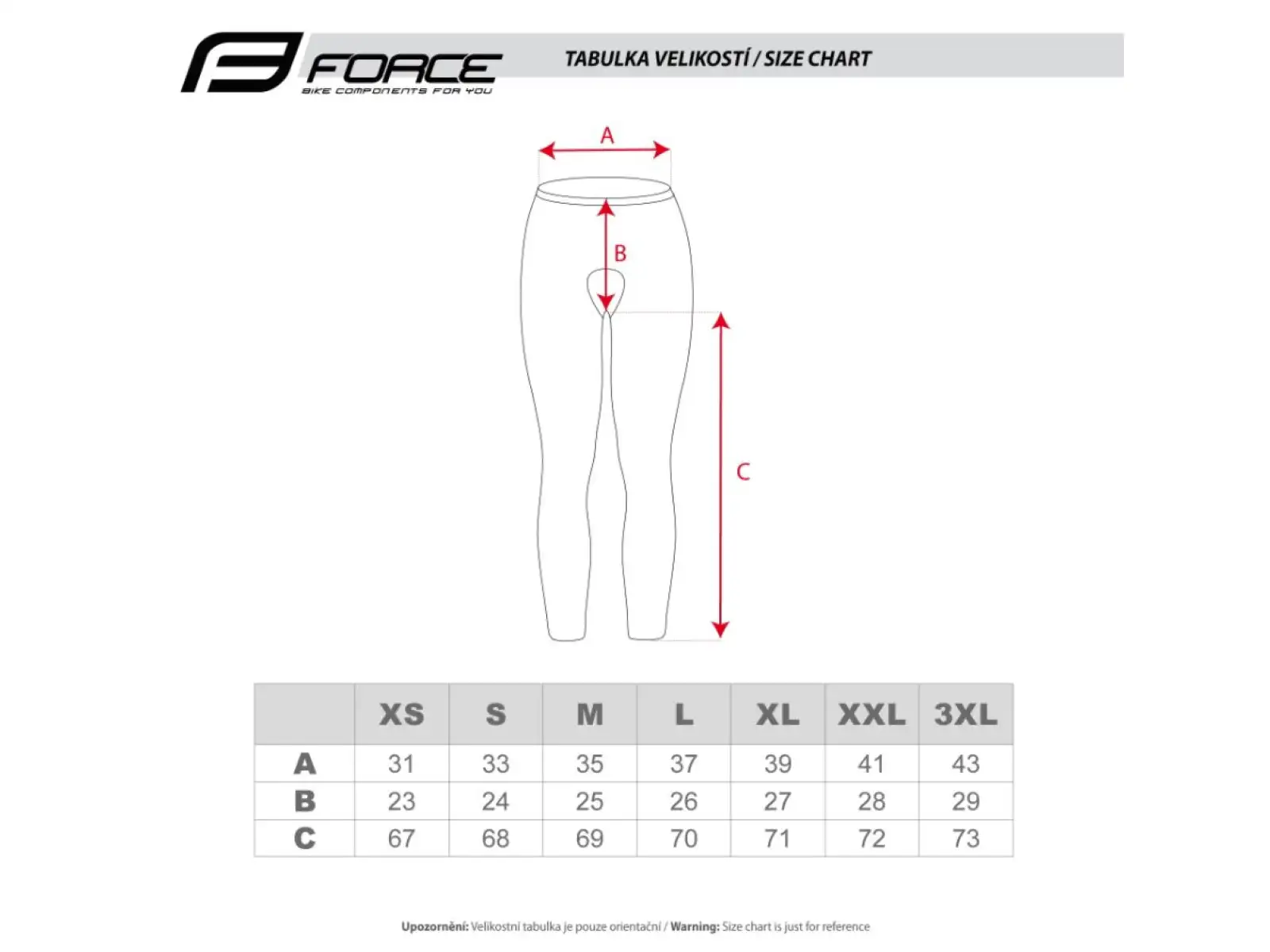 Force Ridge men's waist pants with padding black/blue