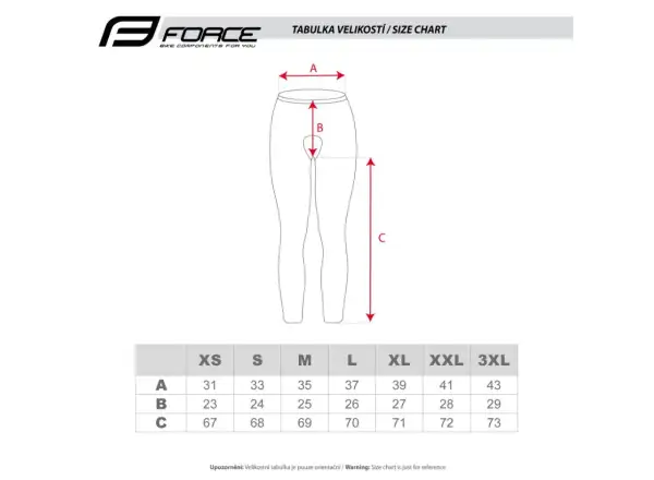Force Ridge men's waist pants with padding black/blue