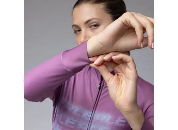 Alé PR-E Identity women's insulated jersey long sleeve Orchid