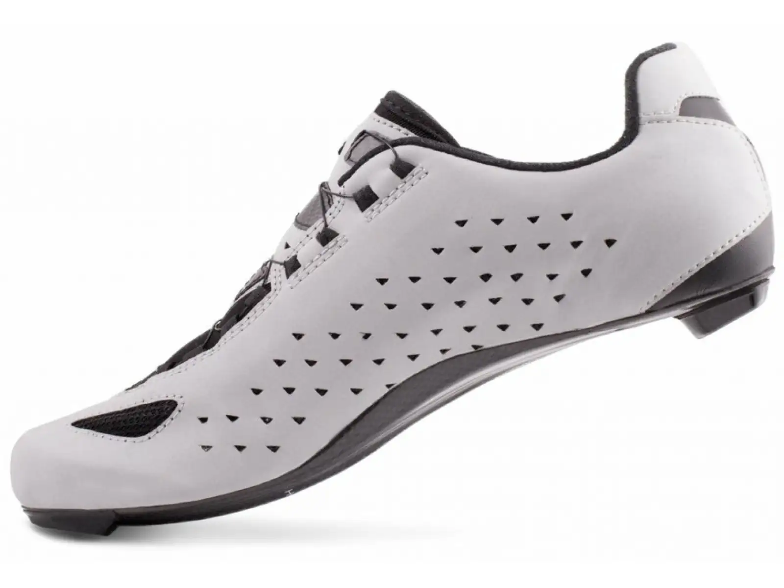 Lake CX219 Carbon road men's cycling shoes reflective silver/black