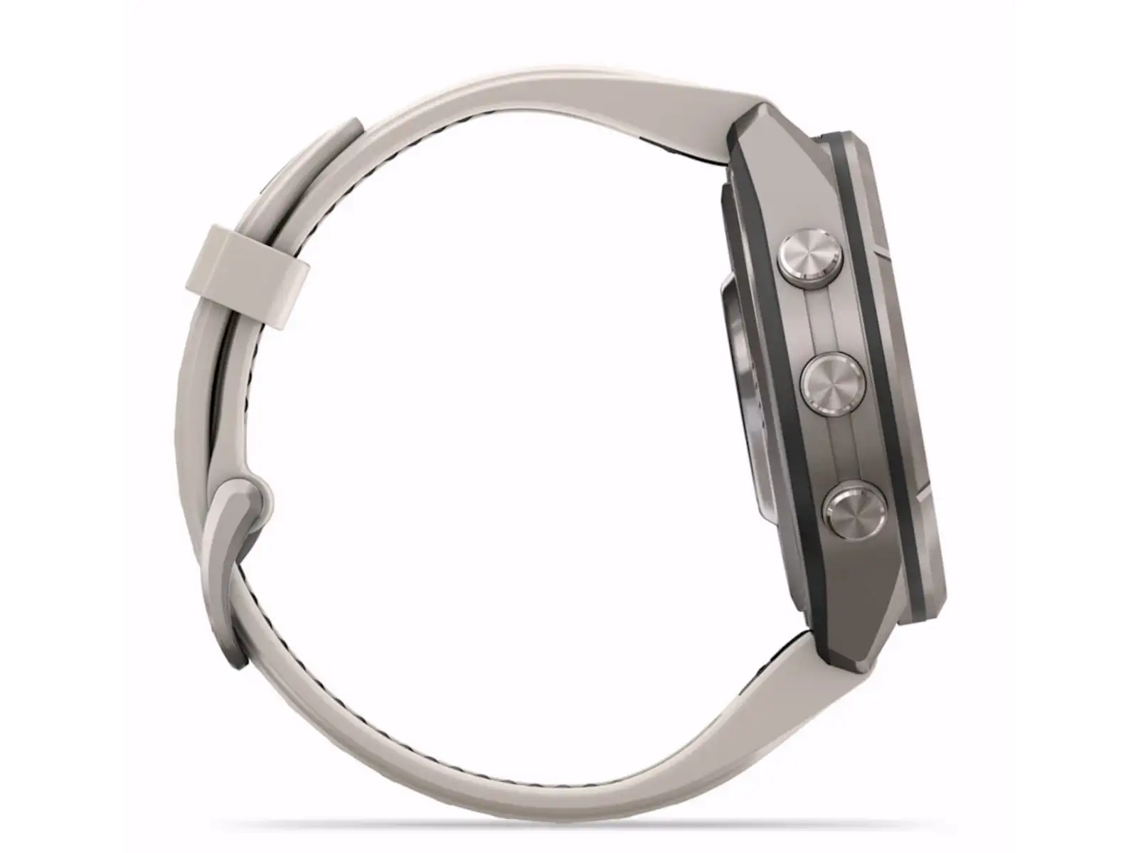 Garmin fenix 9 Pro inReach 43 mm smart watch Titanium Fog Gray/Dark Sandstone
